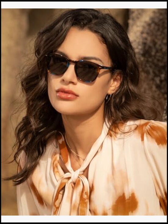 Retro Square Handcrafted Acetate Polarized UV400 Sunglasses for Small to Medium main image 3